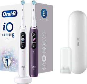 Oral-B iO Series 8 Duo white alabaster/violet ametrine + 2. Handstück
