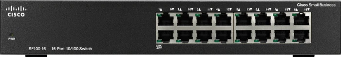 Cisco SF100 Desktop Switch, 16x RJ-45