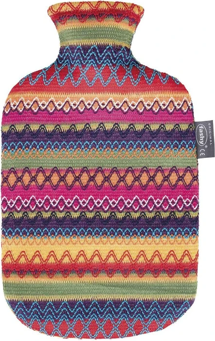 Fashy Wärmflasche mit Bezug Peru-Design