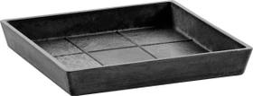Ecopots Rotterdam Blumentopfuntersetzer quadratisch 38.5x38.5cm dark grey