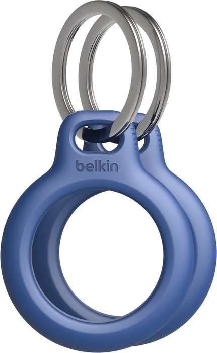 Belkin Secure Holder mit Schlüsselanhänger für Apple AirTag blau, 2er-Pack