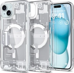 Spigen Ultra Hybrid Zero One (MagFit) für Apple iPhone 15 Plus weiß