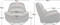 Cougar Overlord CGR-OVL-ORB Gaming-Sofa, schwarz/orange Vorschaubild
