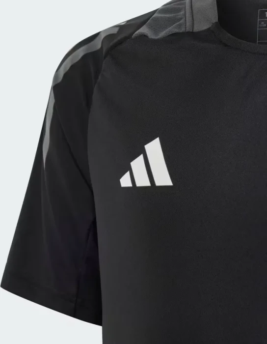 adidas Tiro 24 Competition Funktionsshirt kurzarm black/team dark grey (Junior)
