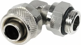 Aquatuning 90° Schlauchanschluss, G1/4" auf 13/10mm, vernickelt