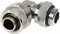 Aquatuning 90° Schlauchanschluss, G1/4" auf 13/10mm, vernickelt Vorschaubild