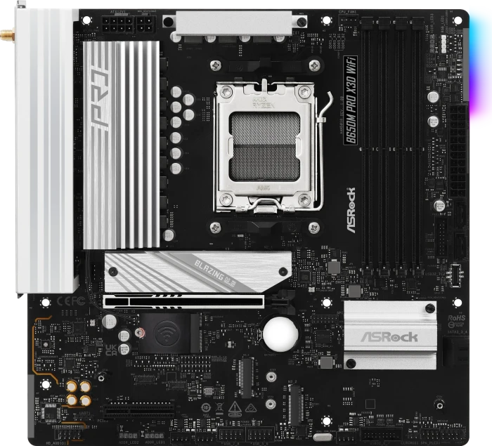 ASRock B650M Pro X3D WiFi (AMD AM5)