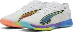 Puma Accelerate Nitro SQD 4 Game On Handballschuhe puma white/glowing red/ultra blue