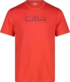 CMP Rundausschnitt Logo Funktionsshirt kurzarm fire/antracite (Herren)