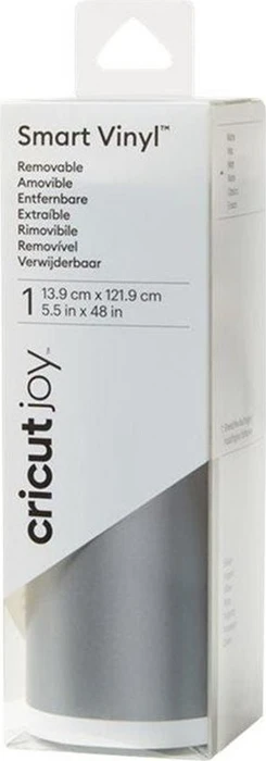 Cricut Joy Smart Vinylfolie ablösbar silber, 13.9x121.9cm