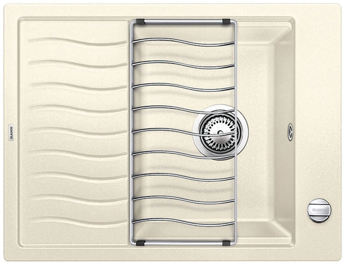 Blanco Elon 45 S Becken reversibel mit Ablauffernbedienung jasmin