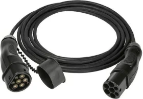 Walther Werke Ladeleitung Mode 3 Typ 2 und Typ 2 32A für 3-phasiges Laden, 22kW, 5m