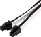 SilverStone PP07E Serie P07E-EPS8BW, 4/8-Pin ATX12V Verlängerungskabel, 300mm, sleeved schwarz/weiß Vorschaubild