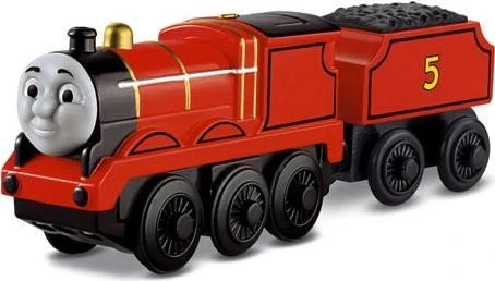 Mattel Fisher-Price Thomas & seine Freunde Holzlokomotive James, batteriebetrieben