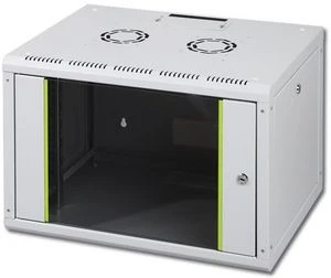 Digitus Professional Unique Serie Wandschrank 7HE, Sicherheitsglastür, IP2X, grau, 600mm tief