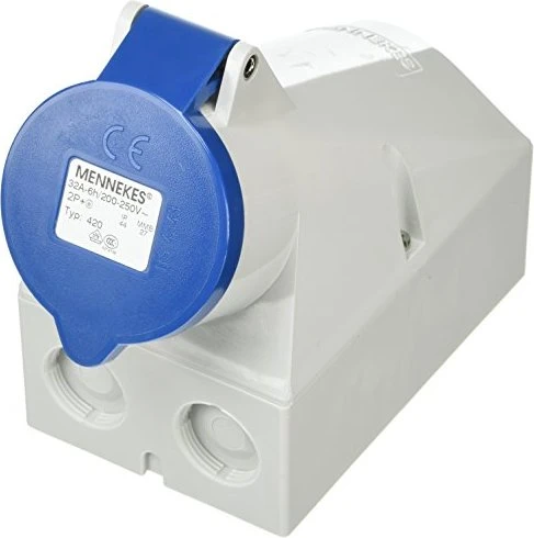 Mennekes Wanddose TwinCONTACT 32A 3p 6h 230V IP44