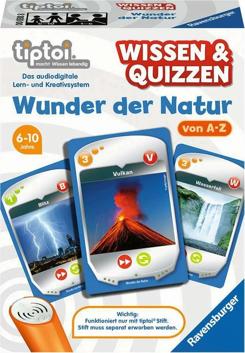 Ravensburger tiptoi Spiel: Wissen & Quizzen: Wunder der Natur