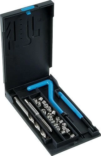 Völkel V-COIL Gewinde-Reparaturset M7x1.0mm inkl. Werkzeugbox, 24-tlg.