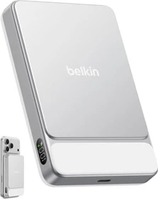 Belkin UltraCharge Magnetische Powerbank 10K silber/weiß