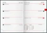 Brunnen Taschenkalender Modell 731 Wochenkalender 2024, 100x140mm, Karton-Cover, hanf, 88 Blatt