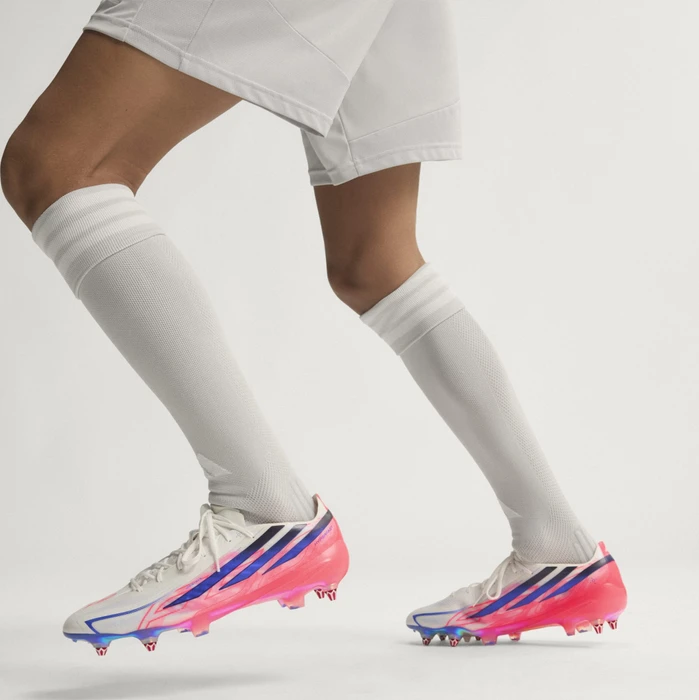adidas F50 Hyperfast Elite SG cloud white/solar purple/solar turbo
