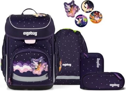 Ergobag Cubo SternguckBär 2026 Schulrucksack-Set, 5-tlg.