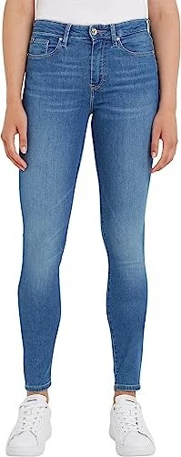 Tommy Hilfiger TH Flex Como Skinny mit mittelhohem Bund und Fade-Effekt Jeans izzy (Damen)