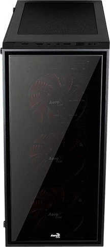 AeroCool Quartz Red, Glasfenster