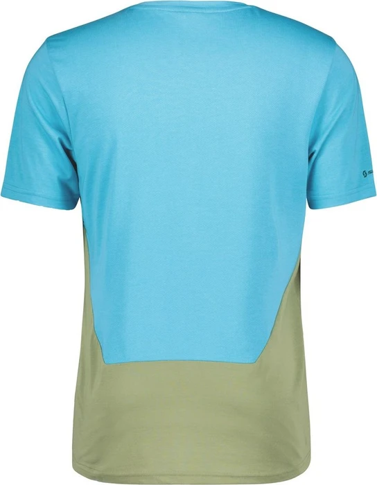 Scott Trail Flow Dri Trikot kurzarm nile blue/frost green (Herren)