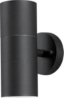 Konstsmide Modena GU10 35W 7.5cm Wandleuchte 2-flammig schwarz