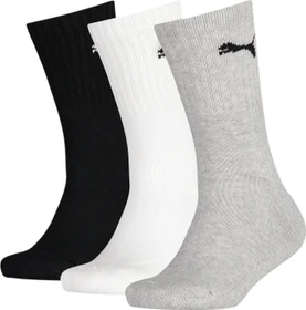Puma Sport Socken grey/white/black, 3 Paare (Junior)