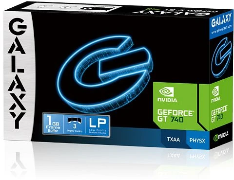 KFA2 GeForce GT 740 OC Slim, 1GB GDDR5, VGA, DVI, HDMI