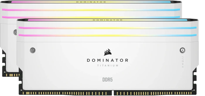 Corsair Dominator Titanium DDR5 Light Enhancement Kit, weiß