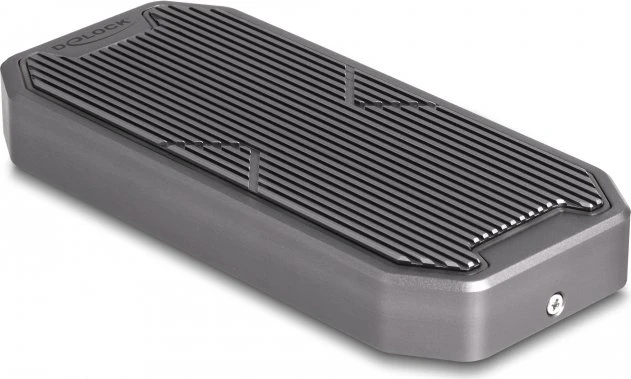 DeLOCK Externes Gehäuse für M.2 NVMe SSD RGB, USB-C 3.2