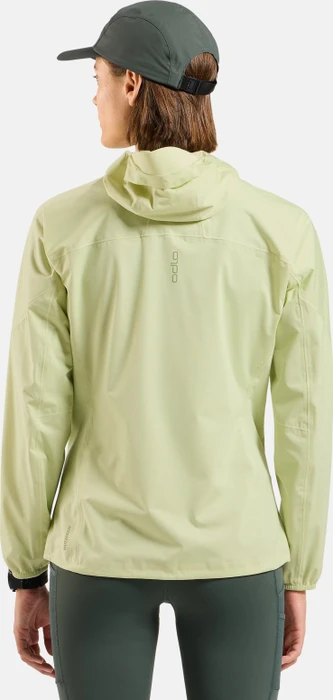 Odlo Waterproof X-Alp Performance Knit Laufjacke shadow lime (Damen)