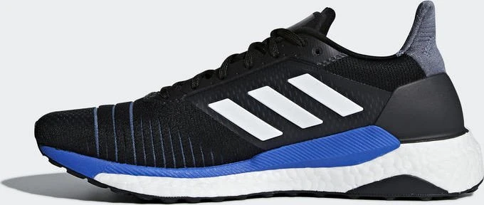 adidas Solar Glide core black/ftwr white/shock lime (Herren)