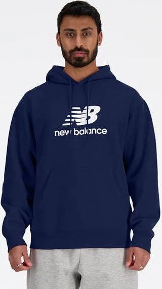 New Balance Sport Essentials French Terry Logo Hoodie navy (Herren)