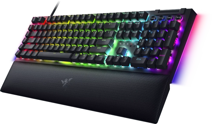 Razer BlackWidow V4, Razer YELLOW Linear Gen-3, USB, DE