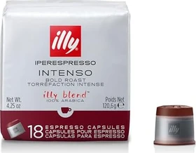 illy Iperespresso Intenso vollmundige Röstung Kaffeekapseln, 18 Stück