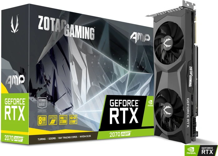 Zotac Gaming GeForce RTX 2070 SUPER AMP, 8GB GDDR6, HDMI, 3x DP