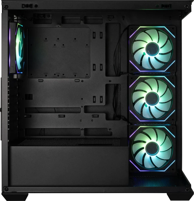 BitFenix CETO Black, 4A, Lüfter LED ARGB, Glasfenster