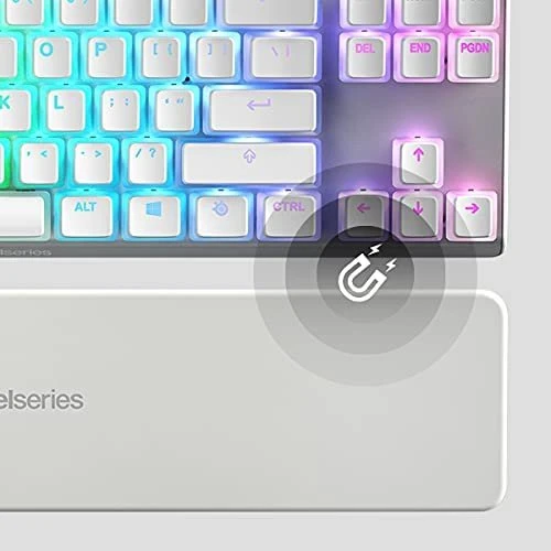 SteelSeries Apex 7 TKL Ghost, weiß, SteelSeries QX2 RED, USB, US