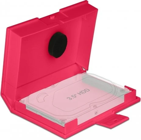 DeLOCK Protection Box for 3.5" HDD, 3.5", rot