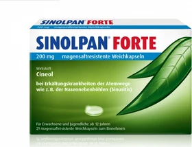 Sinolpan Forte 200mg magensaftresistente Weichkapseln, 21 Stück