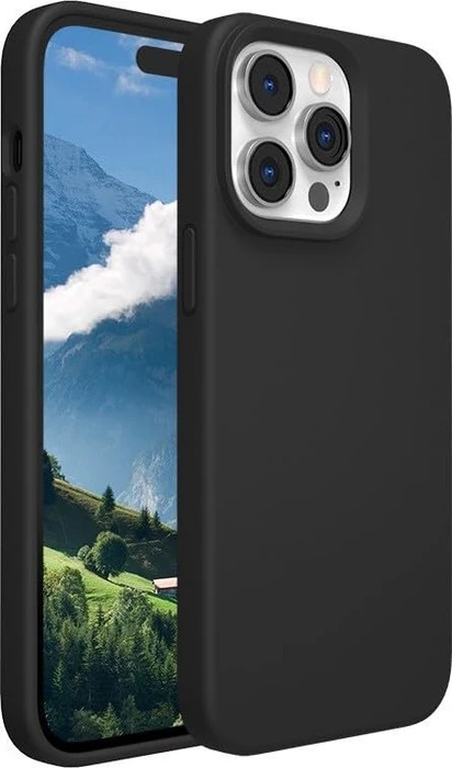 JT Berlin Liquid SilikonCase Steglitz MagSafe für Apple iPhone 15 Pro Max schwarz