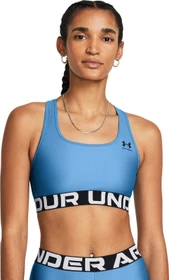 Under Armour HeatGear Armour Mid Sport-BH viral blue/black (Damen)