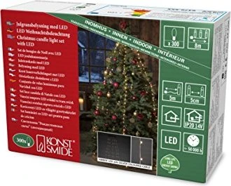Konstsmide Lichterkette Baummantel LED 300x bernstein