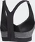 adidas Stronger For It Racer-Back Heather Sport-BH dark grey heather/black (Damen) Vorschaubild