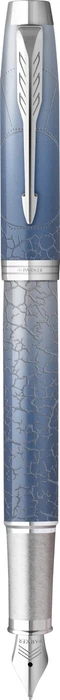 Parker IM Special Edition The Last Frontier Polar grey lacquer/chrome trim, rechte Hand, fein, Geschenkbox