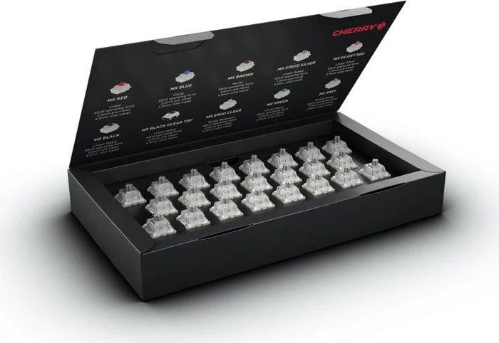Cherry MX RGB SPEED Silver Switch Kit, MX RGB SPEED Silver 100Mio Switch Set, MX1A, 23er-Pack